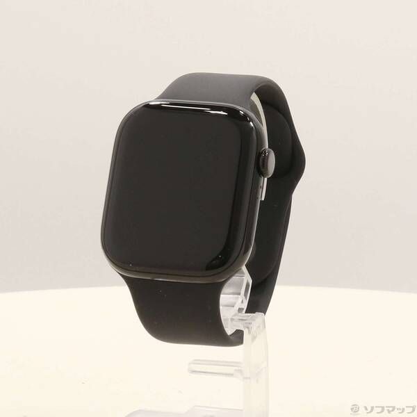 ソフマップ 〔中古品〕 Apple Watch Series 10 GPS 46mm ジェットブラックアルミニウムケース ブラックスポーツバンド【348】