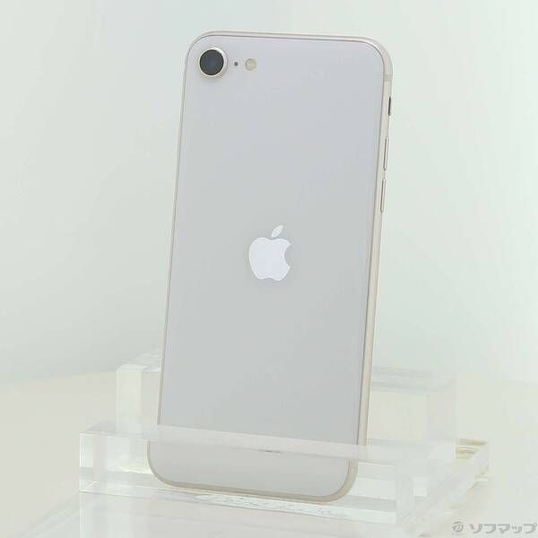 ソフマップ 〔中古品〕 iPhone SE 第3世代 64GB スターライト MMYD3J／A SIMフリー【198】