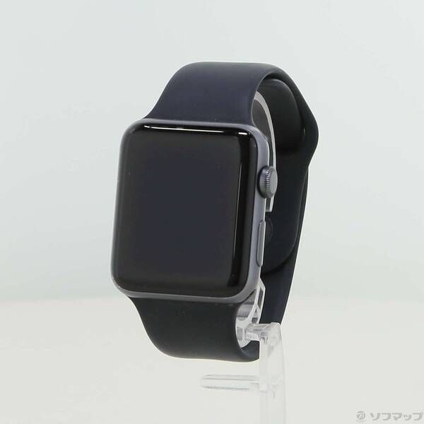 ソフマップ 〔中古品〕 Apple Watch Series 3 GPS 42mm スペースグレイアルミニウムケース ブラックスポーツバンド【247】