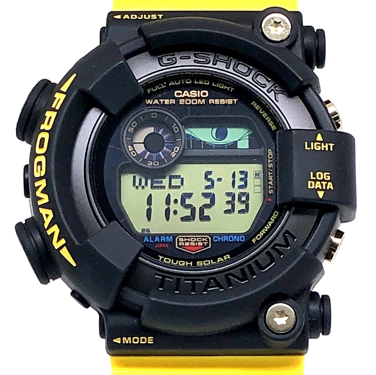 G-SHOCK ジーショック GW-8200K-9 フロッグマン イルクジ2023 タフソーラー 初代カラー ブラック イエロー 2023年6月発売