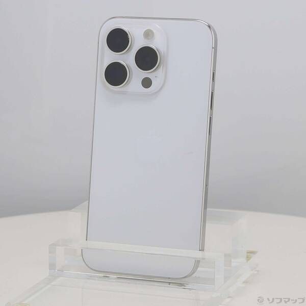 ソフマップ 〔中古品〕 iPhone15 Pro 128GB ホワイトチタニウム MTU83J／A SIMフリー【258】