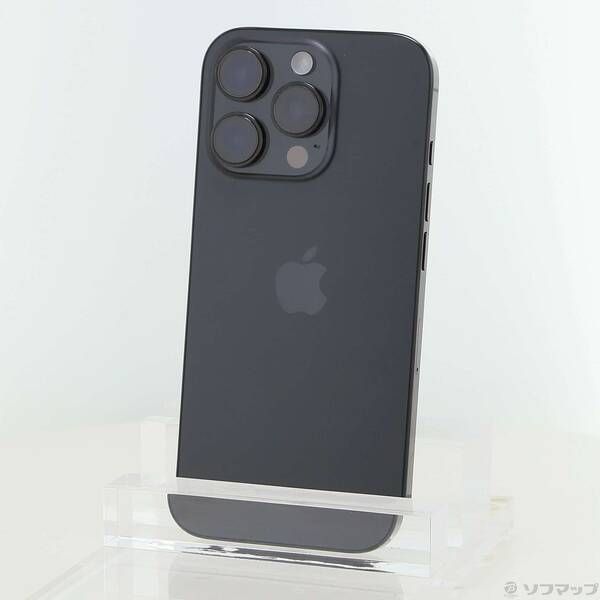 ソフマップ 〔中古品〕 iPhone16 Pro 128GB ブラックチタニウム MYMV3J／A SIMフリー【258】