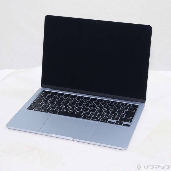 ソフマップ 〔展示品〕 MacBook Air 13.6-inch Early-2025 MC6T4J／A Apple M4 10コアCPU_8コアGPU 16GB SSD256GB スカイブルー 〔26.3 Tahoe〕【258】