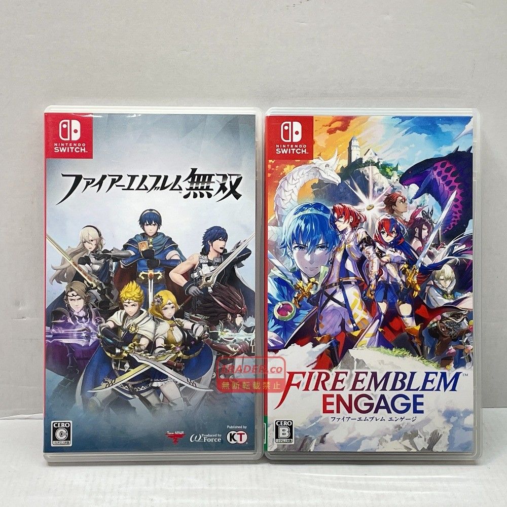 01w-5937 ○ Nintendo Switch ニンテンドースイッチソフト 2点 ファイアーエムブレム 無双 エンゲージ Fire Emblem 動作確認済み ゲームソフト 【中古品】