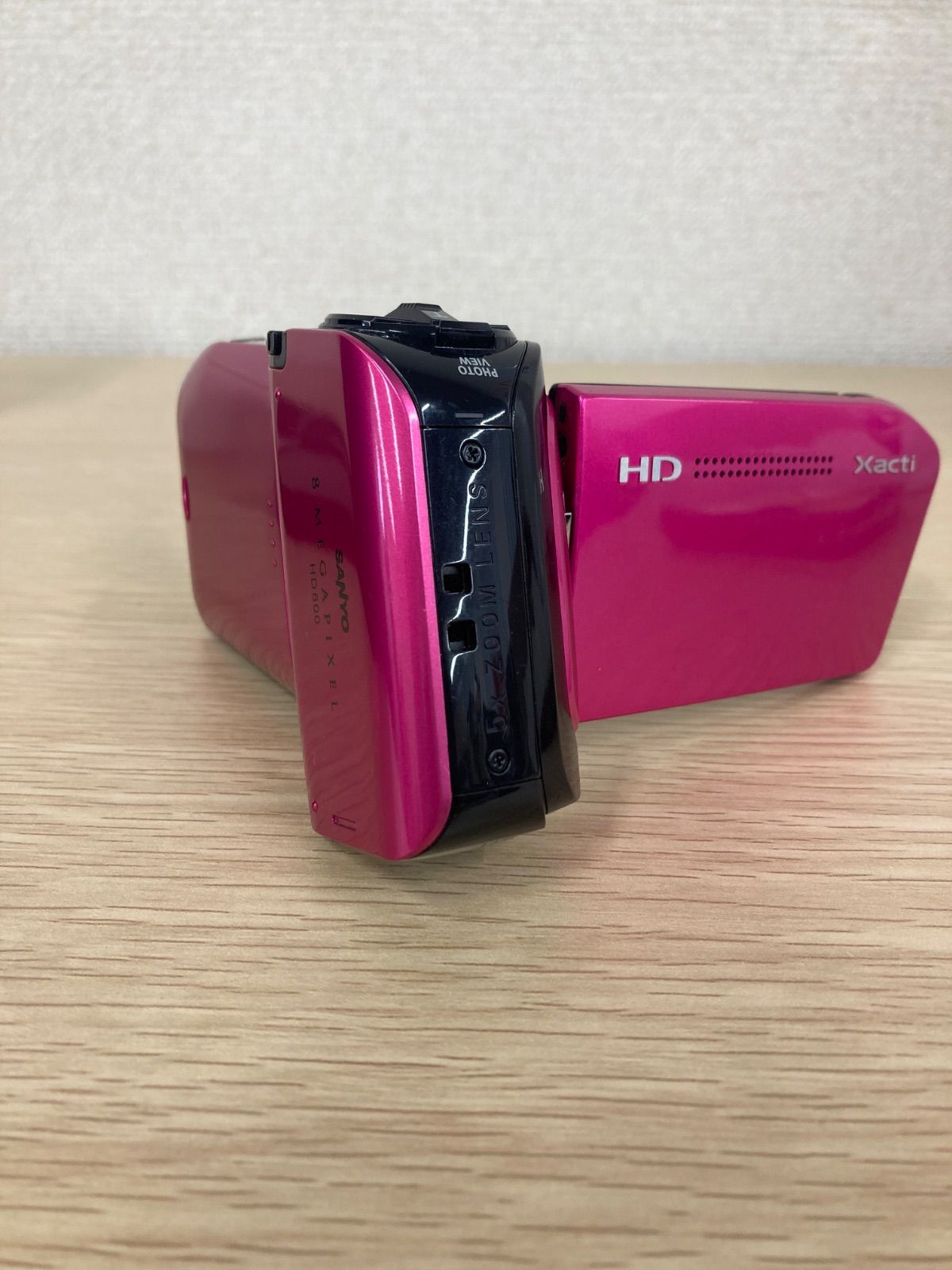 通電動作未確認】サンヨー SANYO Xacti DMX-HD800(P) ピンク【カメラ1