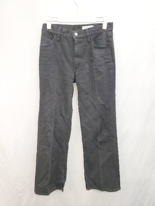 ◇ ADAM ET ROPE' アダムエロペ コットン100% カジュアル デイリー使い シンプル パンツ サイズ36 ブラック レディース P 【1405090014323】