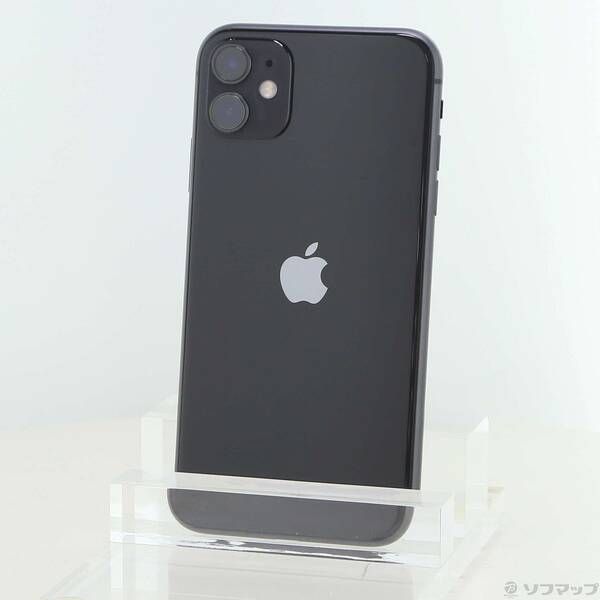 ソフマップ 〔中古品〕 iPhone11 64GB ブラック MHDA3J／A SIMフリー【377】