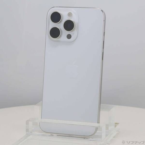 ソフマップ 〔中古品〕 iPhone15 Pro Max 1TB ホワイトチタニウム MU703J／A SIMフリー【349】