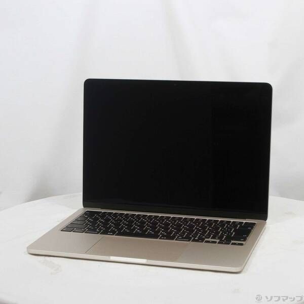 ソフマップ 〔中古品〕 MacBook Air 13.6-inch Mid-2022 MLY13J／A Apple M2 8コアCPU_8コアGPU 8GB SSD256GB スターライト 〔26.3 Tahoe〕【377】
