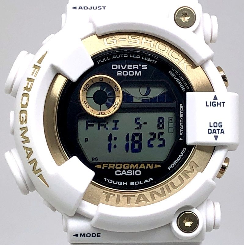 G-SHOCK ジーショック GW-8201K-7 フロッグマン イルクジ2024 コラボ30周年記念 タフソーラー ホワイト 2024年6月発売