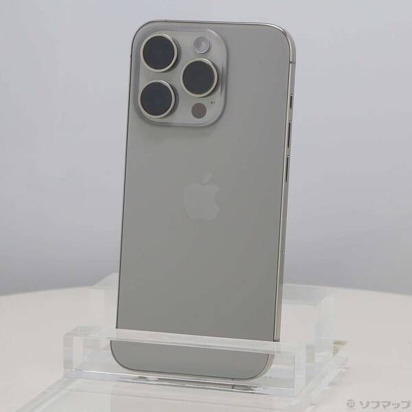 ソフマップ 〔中古品〕 iPhone15 Pro 128GB ナチュラルチタニウム MTU93J／A SIMフリー【349】