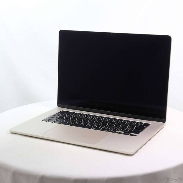 ソフマップ 〔中古品〕 MacBook Air 15.3-inch Early-2024 MC9F4J／A Apple M3 8コアCPU_10コアGPU 16GB SSD256GB スターライト 〔26.3 Tahoe〕【262】