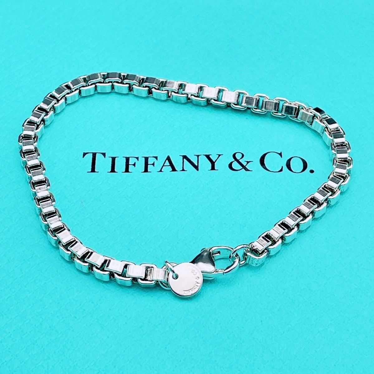 ◇ティファニー◇新品仕上済 Tiffany&Co. ベネチアン ブレスレット Ag925 シルバー 腕周り約17.5cm ブランド 16.6g