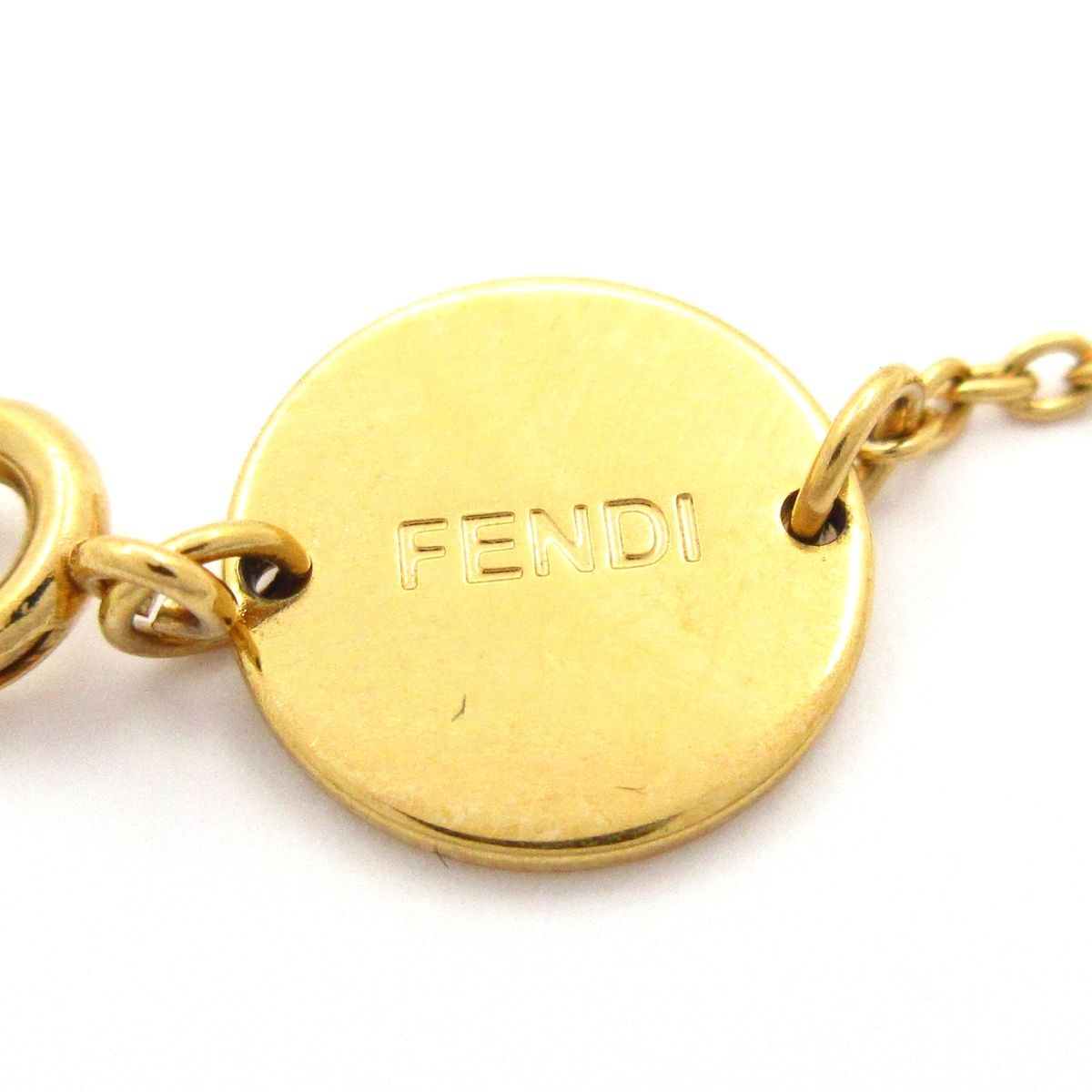 フェンディFENDI ブレスレットゴールドFモチーフ