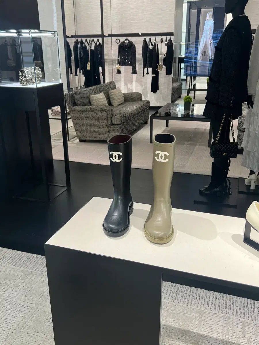 CHANEL レインブーツ 38サイズ