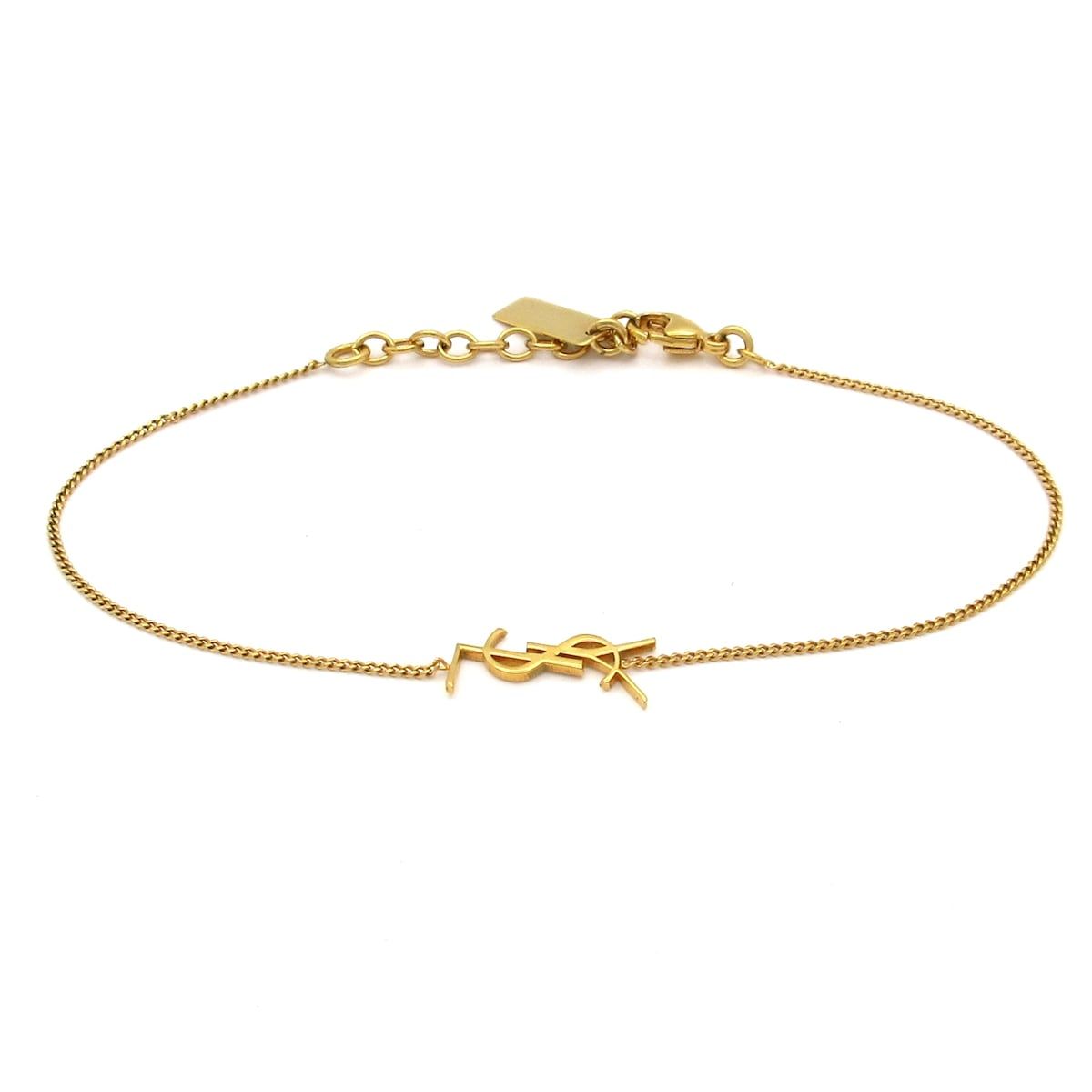 サンローランパリ SAINT LAURENT PARIS ブレスレット ゴールド SAINT LAURENT PARIS(サンローランパリ) ブレスレット美品 - ゴールド