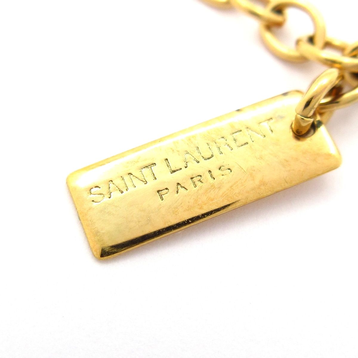 SAINT LAURENT PARIS(サンローランパリ) ブレスレット美品 - ゴールド