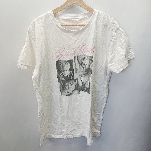 ◇ エイベックス・エンタテイメント株式会社 半袖 Tシャツ サイズL ホワイト レディース E 【1405140037999】