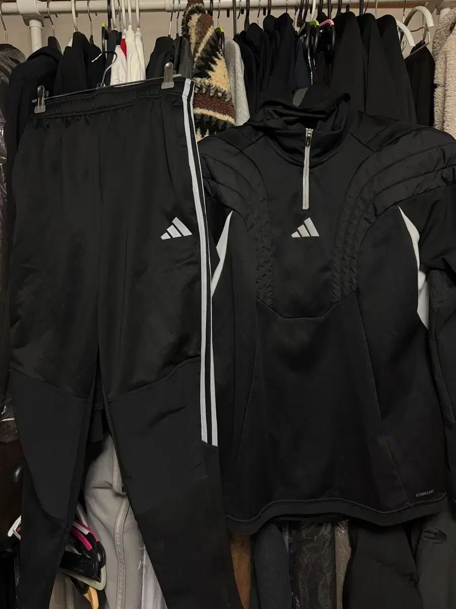 アディダス TIRO23 ウィンター サッカー 上下セット XL L