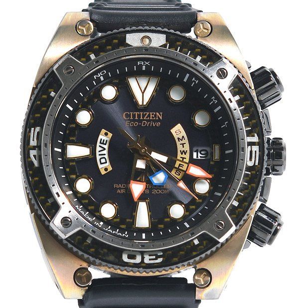 AL0600512　＊ 1円～！ CITIZEN シチズン PROMASTER プロマスター C660-S067634 アナデジ 黒文字盤 ゴールド メンズ ソーラー 腕時計 CITIZEN シチズン PROMASTER &frasl;000 腕時計&frasl;U830-00CG903 AQ1050-50F