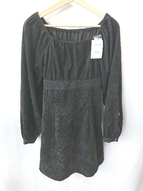 ◇ ◎ OLIVE des OLIVE オリーブ デ オリーブ 長袖 ミニ丈 ワンピース サイズF ブラック系 レディース E 【1406050053659】
