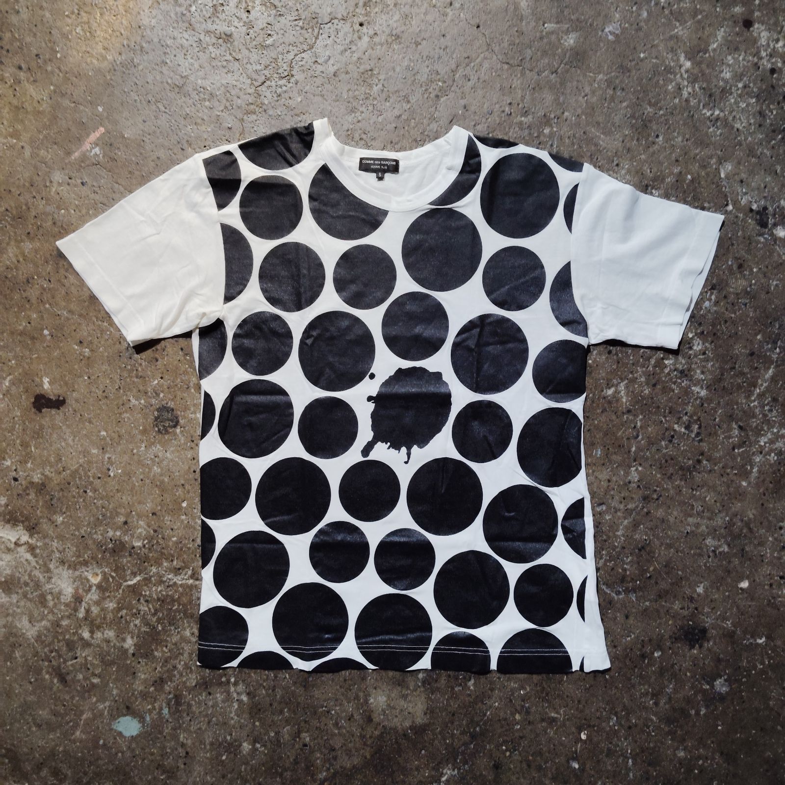 COMME des GARCONS HOMME PLUS 13ss ドットプリントカットソー コムデギャルソンオムプリュス 2013ss AD2012