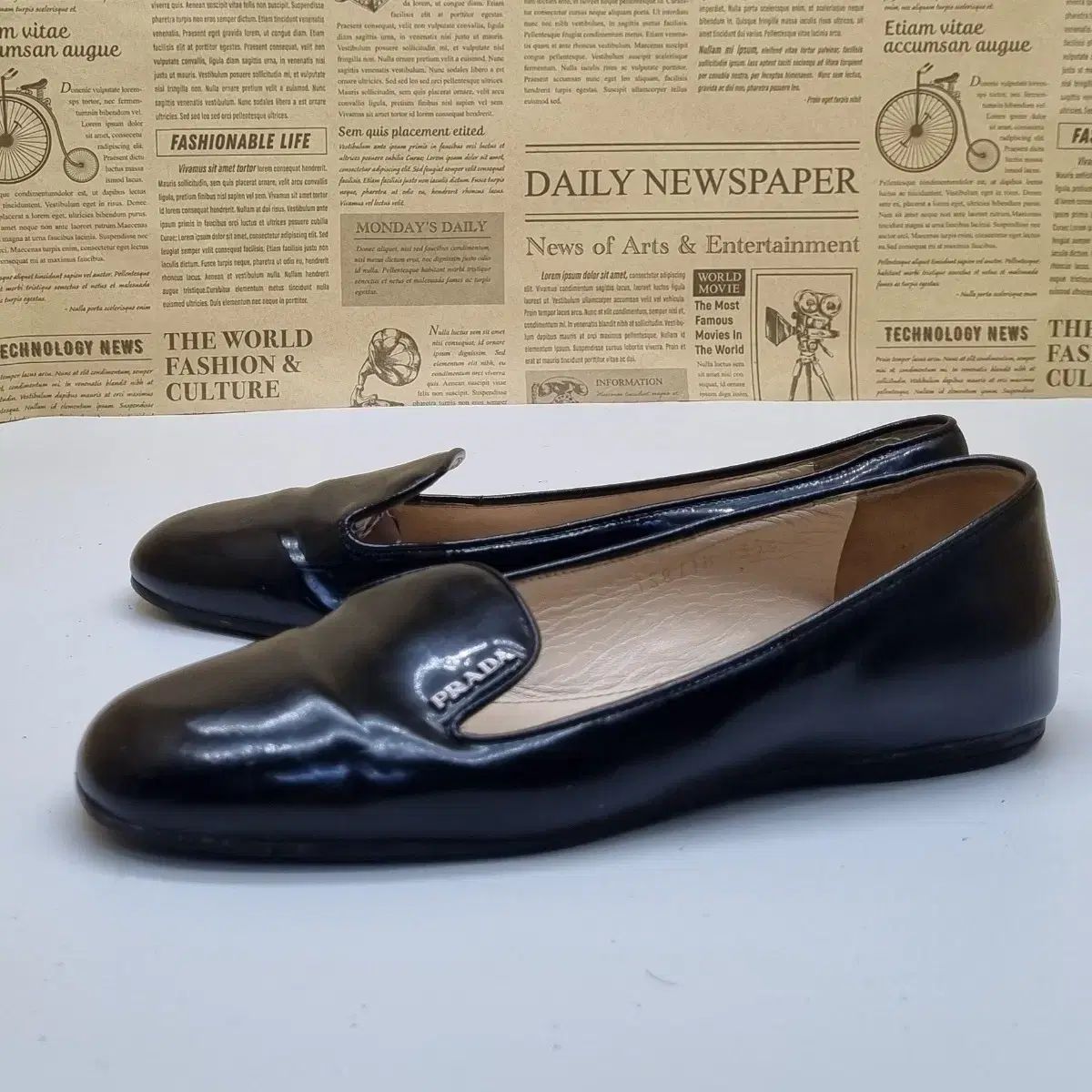 PRADA プラダ レディースフラットシューズ 35 5 225-230