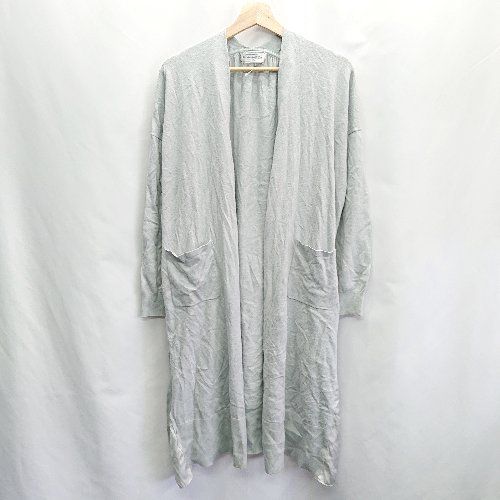 ◇ ◎ La vie a paris Broderie & Co nano universe 長袖 カーディガン サイズF ライトブルー系 レディース E 【1406050058166】