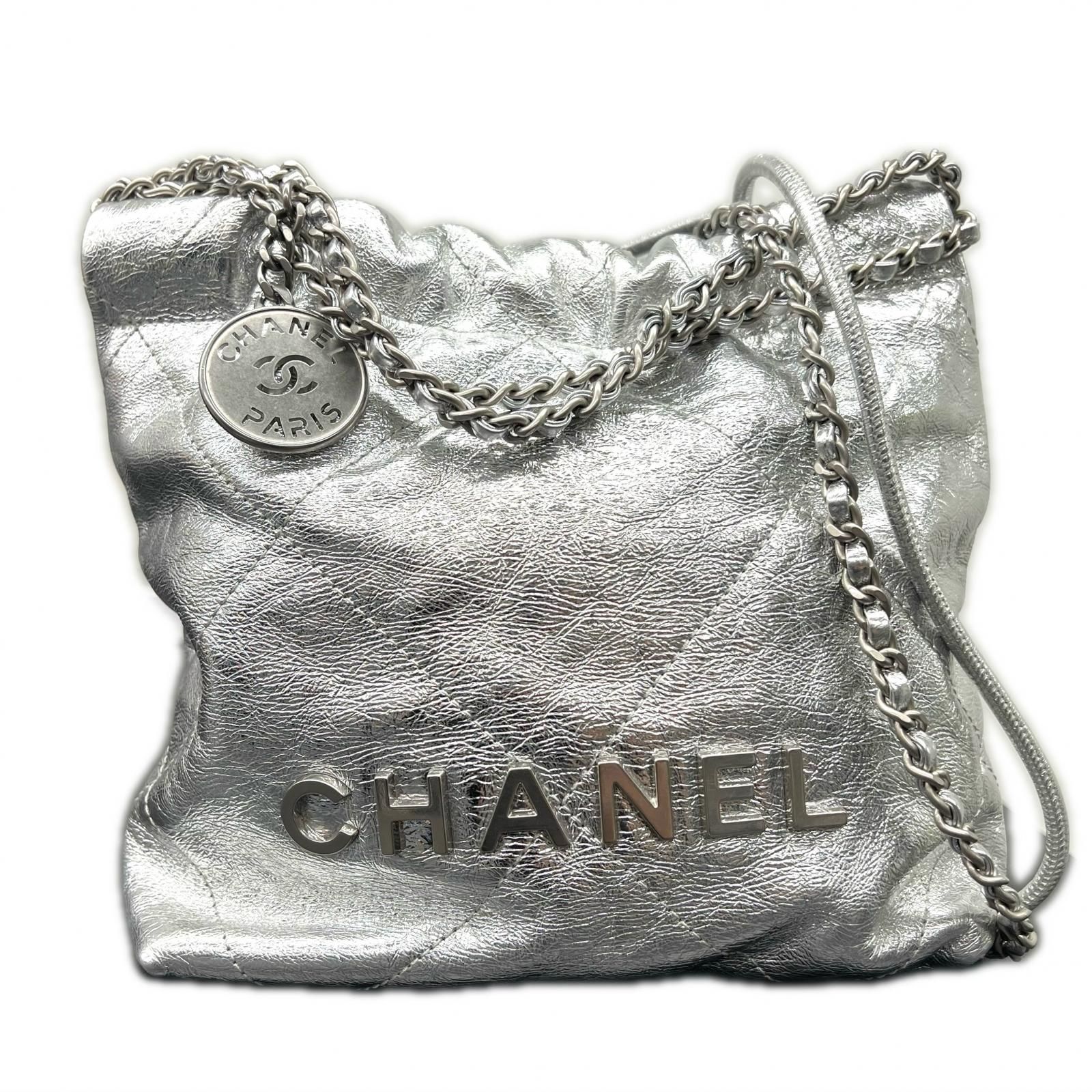 CHANEL 希少 極美品 シャネル22 2way ミニハンドバッグ チェーン 