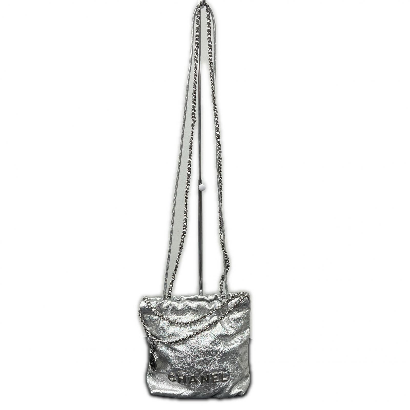 CHANEL 希少 極美品 シャネル22 2way ミニハンドバッグ チェーン 
