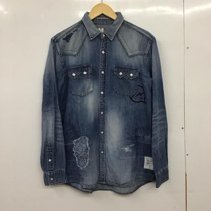 FRAGMENT フラグメント シャツ、ブラウス 長袖 長袖シャツ デニムシャツ カラーシャツ