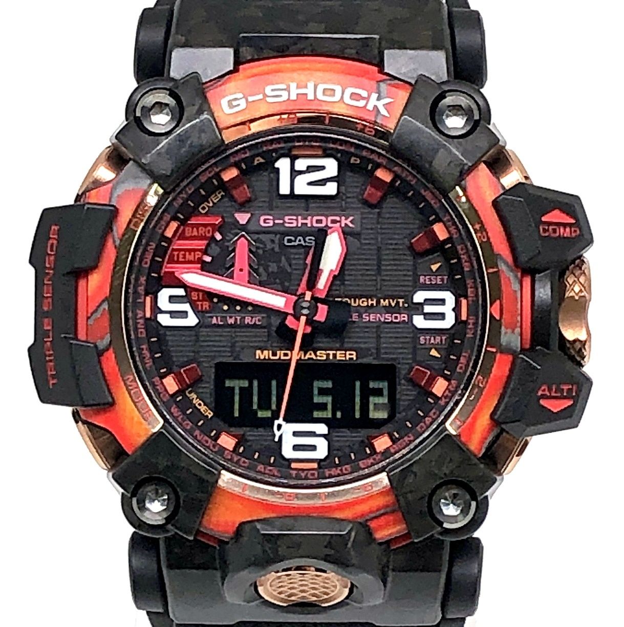 G-SHOCK ジーショック GWG-2040FR-1A マッドマスター Gショック40周年記念 フレアレッド 電波ソーラー 2022年11月発売