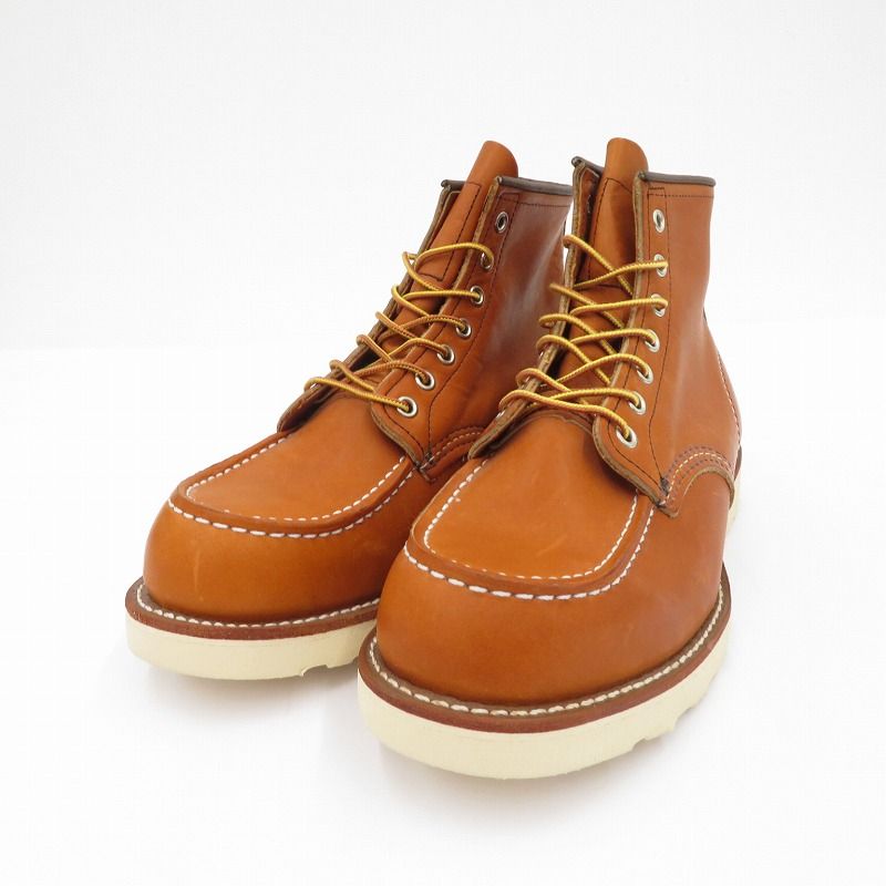 【瀬戸大橋店】 中古 RED WING | レッドウィング ブーツ 6-inch Classic Moc 875 ブラウン 27cm 【127】