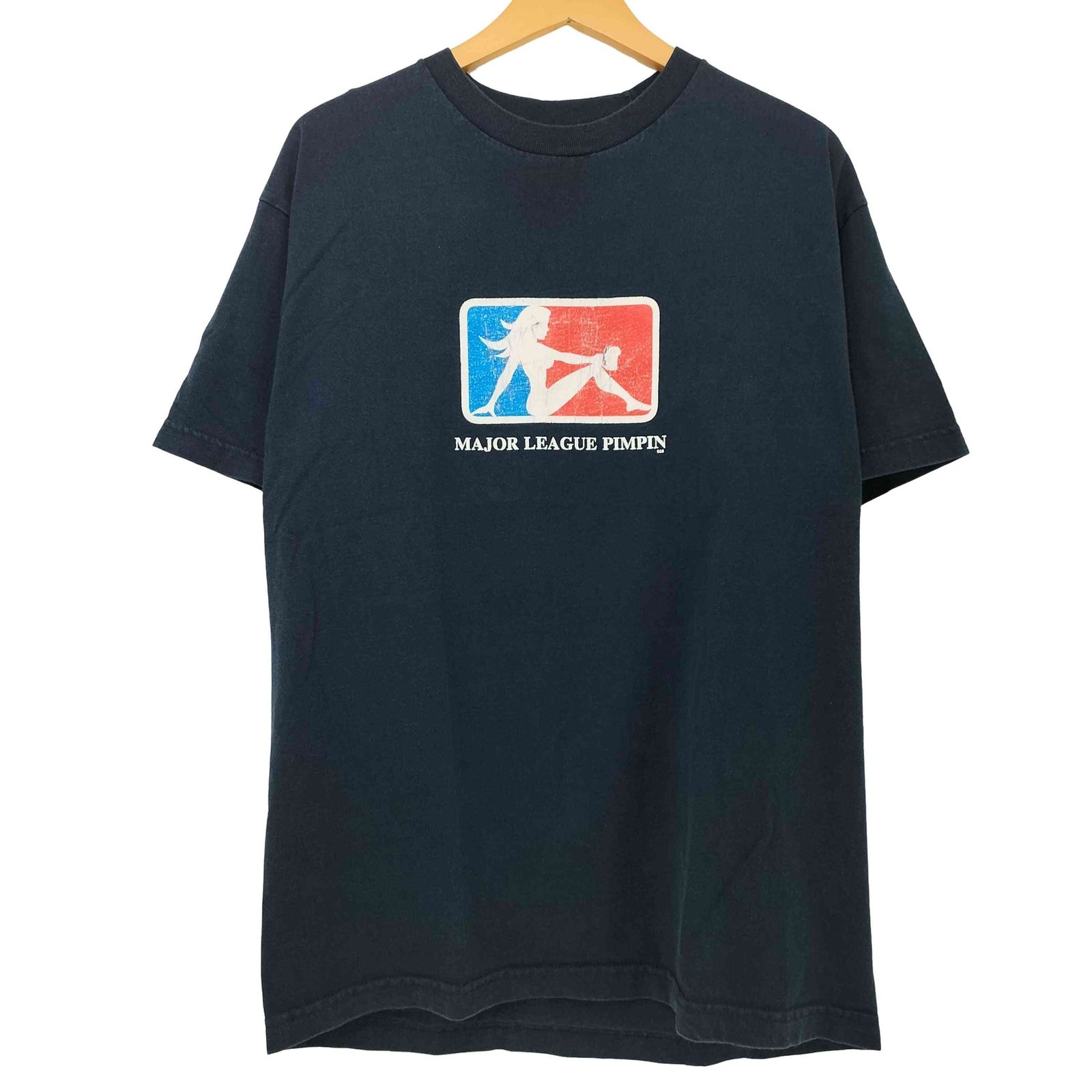 アルスタイルアパレルアクティブウェアー ALSTYLE APPAREL ＆ ACTIVEWEAR 00s プロ野球リーグ ロゴ サンプリング S/S Tシャツ メンズ import：L