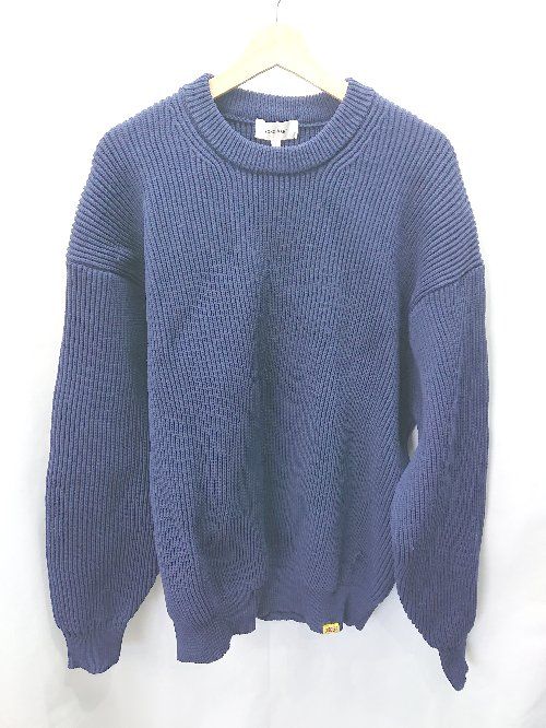 ◇ MONO-MART モノマート 長袖 セーター サイズL ネイビー系 レディース メンズ E 【1406050076542】