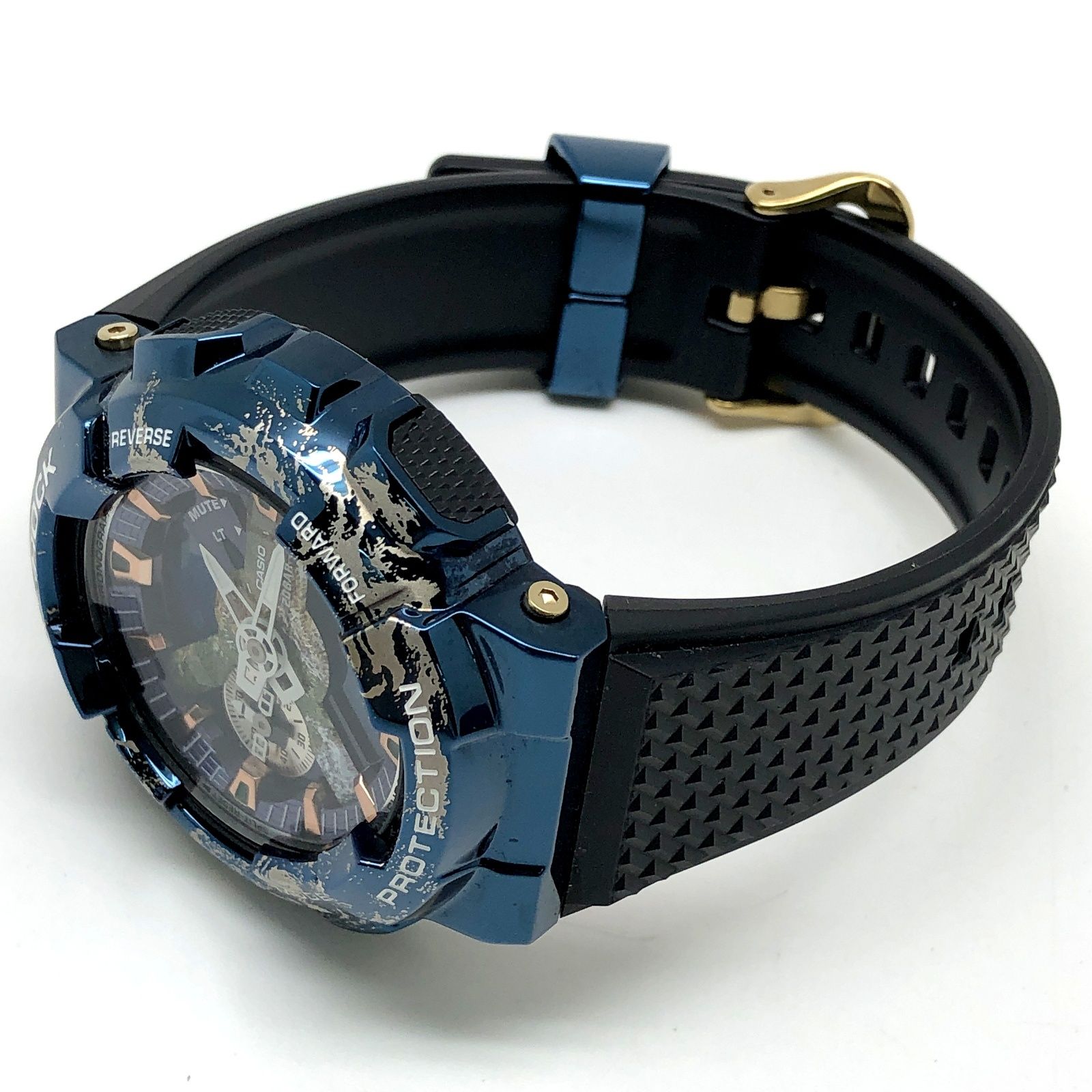 G-SHOCK ジーショック GM-110EARTH-1A 地球モチーフ メタルベゼル LED