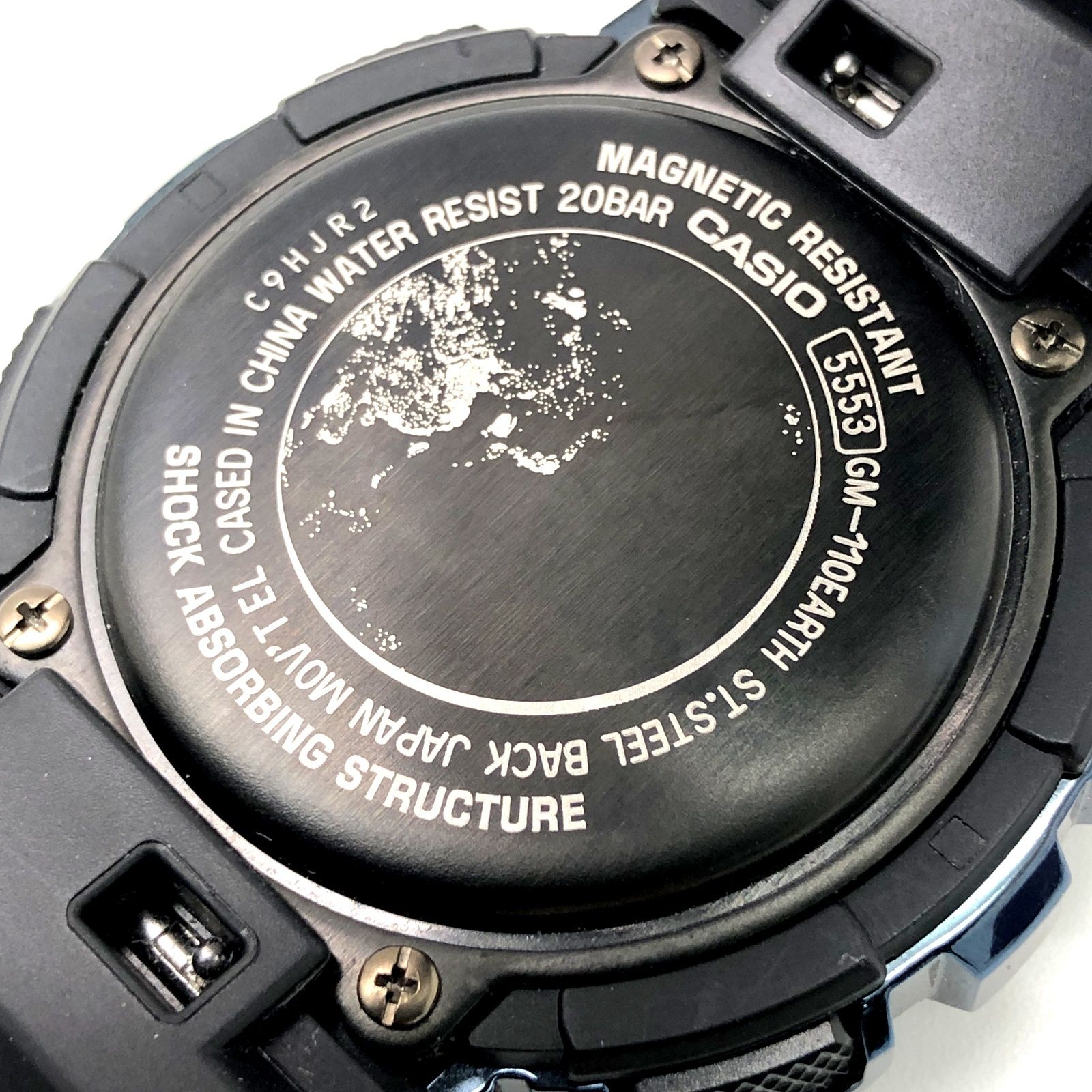 G-SHOCK ジーショック GM-110EARTH-1A 地球モチーフ メタルベゼル LED