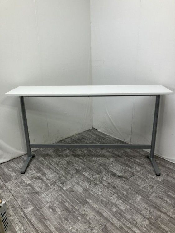【中古品】 1800ハイテーブル ホワイト