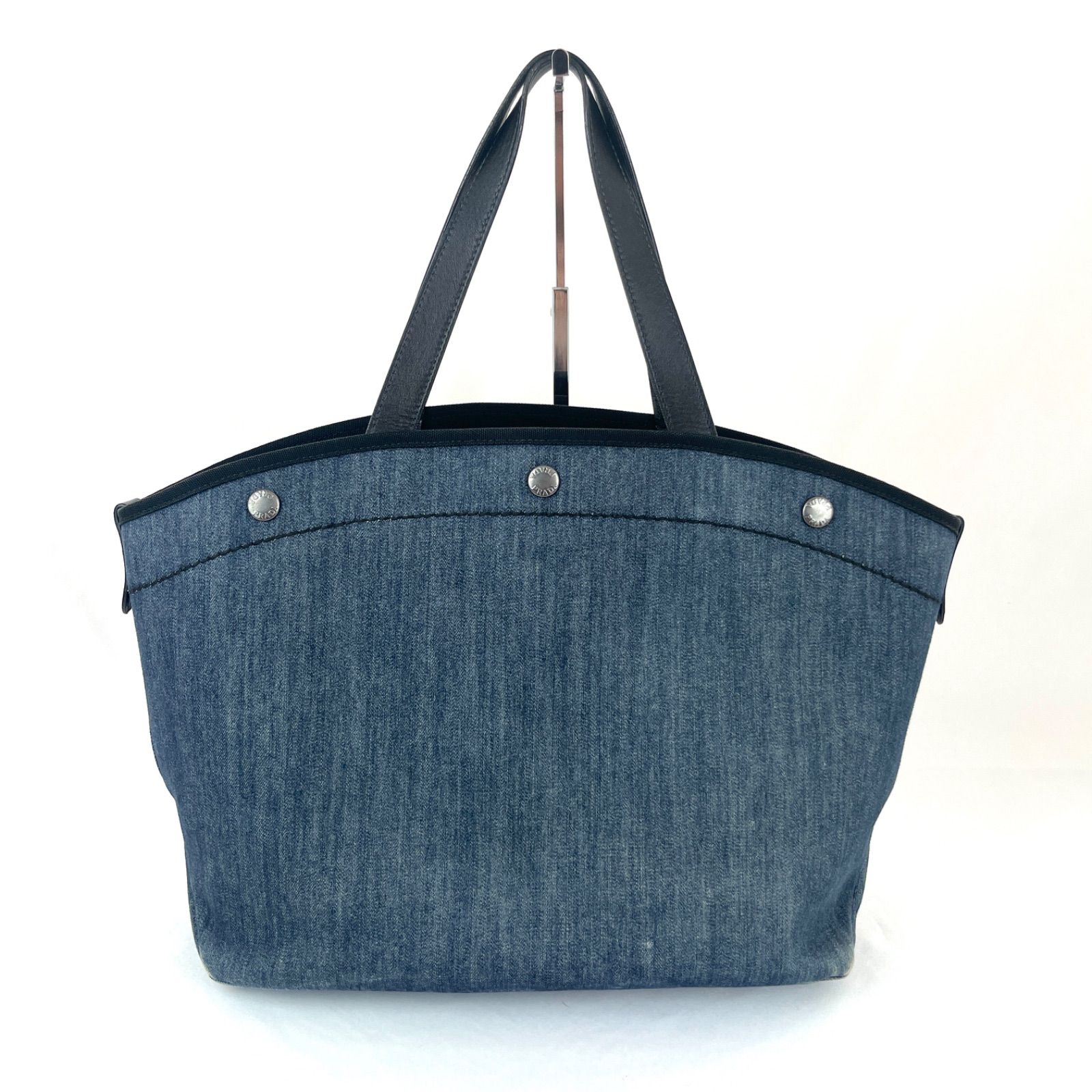 PRADA プラダ ロゴ 2wayトートバッグ 1BG242 デニム - メルカリ