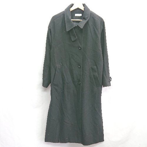 ■ PAGE BOY 長袖 ステンカラーコート サイズS ブラック レディース E 【1406050082345】