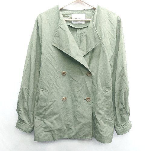 ◇ ROSE BUD 長袖 コート サイズF カーキ レディース E 【1406050084073】