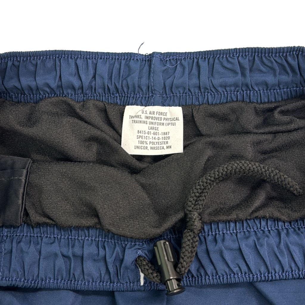 米軍実物□U.S.AIR FORCE IPTU トレーニングパンツ ネイビーブルー/XS