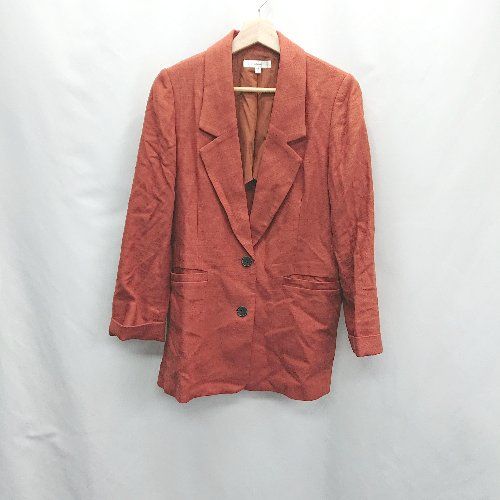 ◇ MOUSSY マウジー 長袖 ジャケット サイズ1 オレンジ レディース E 【1406050088491】