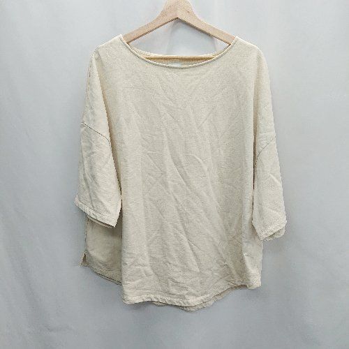 ◇ Spick & Span スピック＆スパン 五分袖 カットソー サイズ表記なし ベージュ レディース E 【1406050088361】
