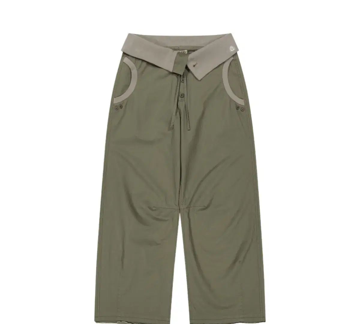 ISSEY MIYAKE キー フォールド パンツ 1 2 ネイビー カーキ