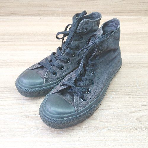 ◇ CONVERSE コンバース スニーカー サイズ4 1/2 ブラック レディース E 【1406050099848】
