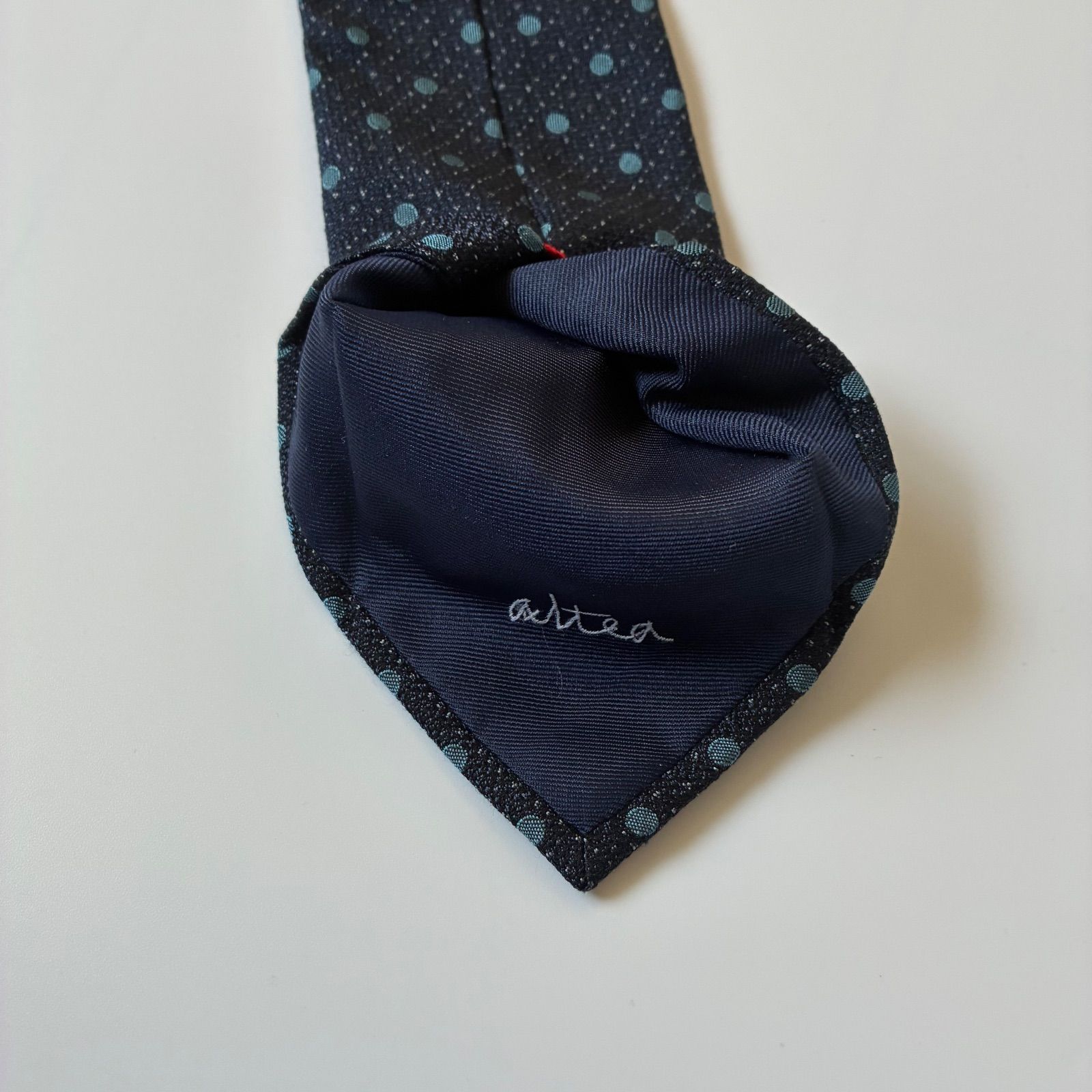 altea / シルクコットン ジャカード ドット ネクタイ - メルカリ