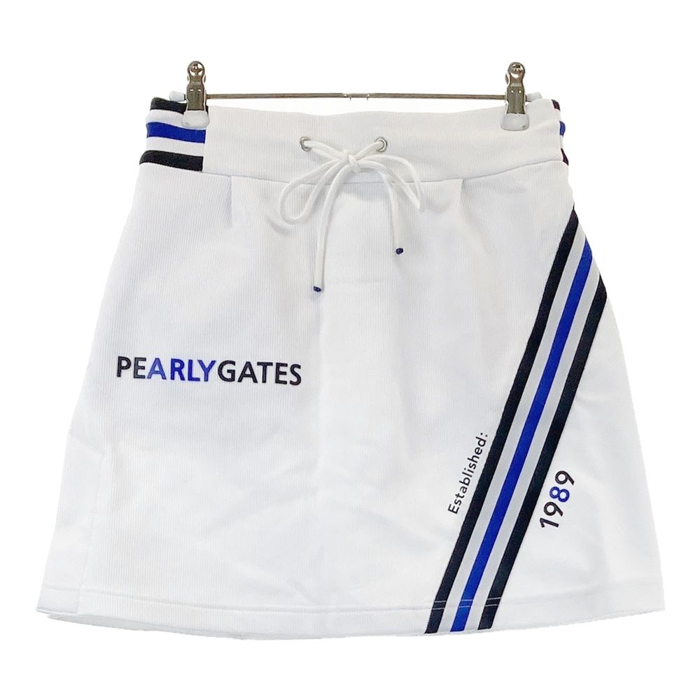 サイズ：0 PEARLY GATES パーリーゲイツ 2024年モデル スカート ホワイト系 [240101687915] ゴルフウェア レディース ストスト