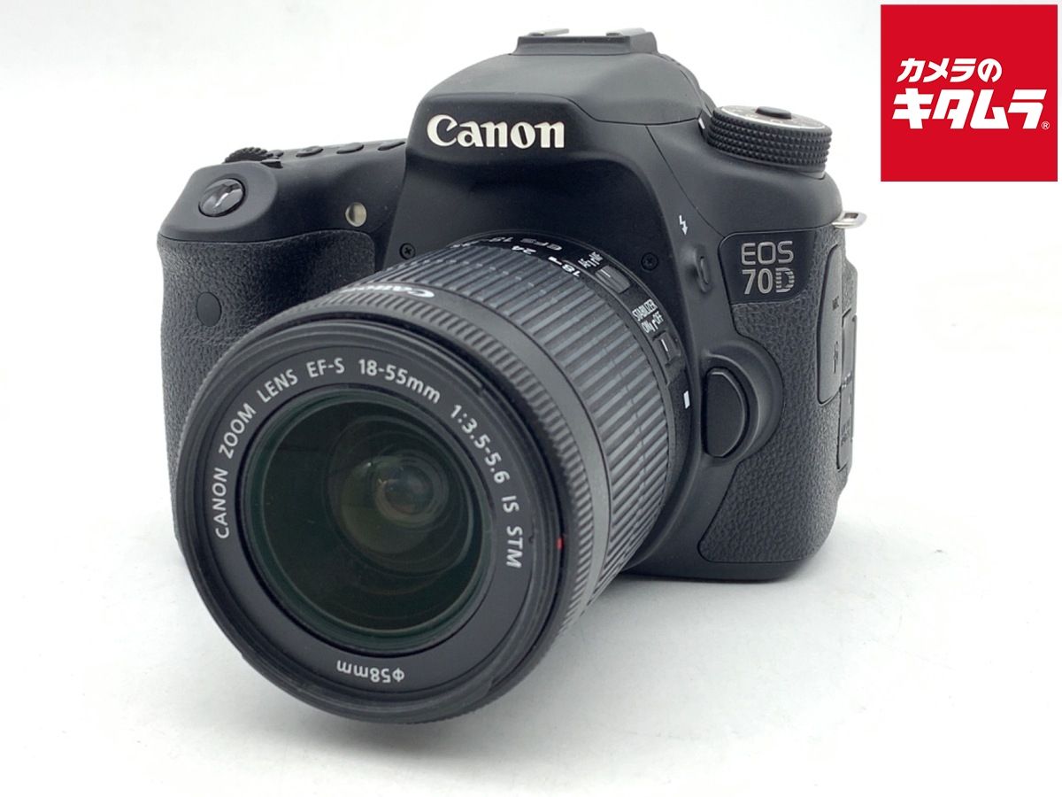 【中古】 【並品】 キヤノン EOS 70D EF-S18-55 IS STM レンズキット