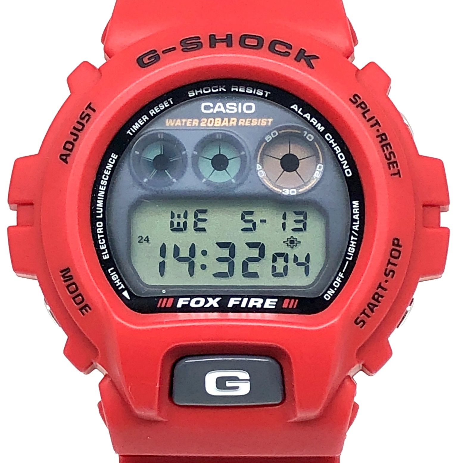G-SHOCK ジーショック DW-6900H-4 FOXFIRE フォックスファイア スラッシャー スパイダー スカル レッド 1995年3月発売